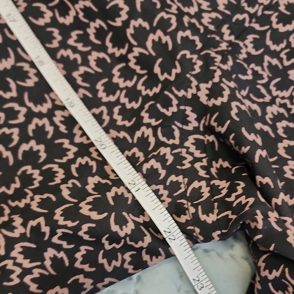 Van Heusen Black and Brown Patterned Button Down Shirt - Picture 14 of 16
